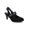 Sandálias de Salto Baixo Fechadas para Mulheres Verão 2026, Tamanhos Grandes 40-43, Comércio Exterior Transfronteiriço Amazon Chengdu Dropshipping