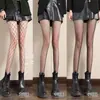 Meias Finas 0D Pretas Verão Estilo Puro Desejo Cor da Pele Perna Nua Artefato Emagrecedor Meia-Calça Arrastão Preta com Letras