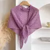 Chal de punto para mujer para primavera y verano, adecuado para la oficina, popular en línea, chal fino para habitaciones con aire acondicionado, chal para hombros de primavera y otoño, estilo coreano
