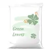 Bolsa de armazenamento com estampa de trevo de quatro folhas, espessa, de grande capacidade, portátil para roupas domésticas, à prova de umidade e poeira, bolsa organizadora e de embalagem