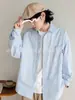 Camisa de Manga Larga de Color Sólido Simple de Nicho de Moda Nueva de Primavera y Otoño Top de Diseño con Cuello de Solapa Nuevo de Primavera y Otoño
