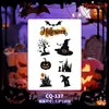 Pegatinas de tatuaje de Halloween con múltiples diseños al por mayor: calabaza, fantasma, araña, calavera, varias cicatrices sangrientas, heridas falsas
