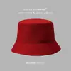 Sombrero de Cubo Versátil de Moda Estilo Japonés para Primavera y Otoño Versión Coreana Casual Sombrero de Sol con Protección Facial Sombrero de Pescador Negro para Mujer