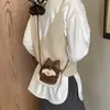 Mini Bolso Cuadrado Diseño de Nicho Estilo Coreano 2025 Nuevo Ins Estilo Invierno Lindo Bolso de Hombro Cruzado