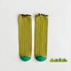 Calcetines de Colores Dulces para Niñas para Otoño e Invierno Nuevos Calcetines de Media Caña con Borde de Hongo para Estudiantes Medias Versátiles para Deportes de Invierno