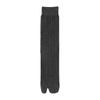 Calcetines de dedo calcetines de dos dedos para mujer primavera y otoño algodón puro doble aguja raya calcetines de algodón media pantorrilla negro blanco gris desodorante sin costuras calcetines de felpa