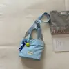 Shuai Mi Jia 2026 Verano Nuevo Fresco Lunares Bolso Cruzado para Teléfono Estilo Coreano Bolso de Mano Bolso Cubo Corazón de Chica