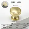 Novo Estilo Chinês Dourado Escovado Nórdico Luxo Leve Porta de Armário Guarda-roupa Anel de Puxar de Furo Único de Cobre Imitado Gaveta de Móveis Puxador Pequeno Redondo