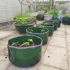 Sacos para Plantio para Cultivo de Vegetais em Varandas e Telhados, Vasos Redondos Personalizáveis para Jardinagem Doméstica e Rega de Flores