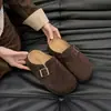 Ligeras y elegantes, nuevo modelo de primavera 2026, sandalias Birkenstock de exterior, zapatillas de punta cerrada, zapatos planos Birkenstock modernos y versátiles