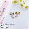Colgante bañado en oro de pentagrama y mariposa de colores para collar, pulsera, colgante, pendiente y accesorios hechos a mano para DIY con acabado de esmalte