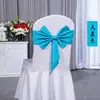 Funda Elástica Floral para Silla sin Atar con Lazo, Universal Engrosada para Hotel Banquete Boda