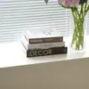 Revista Simples de Casa Livro Falso Dobradura Revista de Decoração Nórdica Modelo de Livro para Decoração de Mesa