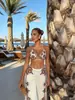 Traje de Baño Transfronterizo Europeo y Americano Nuevo Traje de Baño 2027 Pantalones Largos Conjunto de Tres Piezas Traje de Baño Estampado de Alta Gama Huludao
