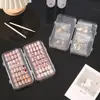 Caixa de armazenamento de esmaltes de grande capacidade, caixa de armazenamento de acessórios transparente multifuncional empilhável