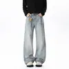 Nuevos Jeans de Alta Calidad para Hombre Otoño/Invierno 2026, Pantalones Casuales Sueltos de Talla Grande para Jóvenes con un Toque de Lujo