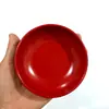 C80 prato de vinagre pratinho preto e vermelho duas cores pratinho prato de vinagre 9cm pratinho para fast food prato de tempero fornecimento de 1 real dois reais