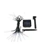 Fio de luz de gelo solar LED cone de gelo tira de gelo luzes coloridas pátio externo acampamento à prova d'água luzes de feriado de Natal atacado