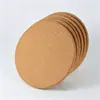Posavasos Redondos de Corcho con Adhesivo, Cuadrados Autoadhesivos de Corcho con Adhesivo, Artesanías de Cerámica, Almohadillas Aislantes del Calor Antideslizantes