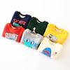 Suéter forrado de vellón para niños, ropa de invierno para niños, chaqueta abrigada para bebés, suéter, jersey grueso para niño, moda de tendencia