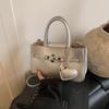 Bolso de Mano Pequeño Elegante de Gama Alta Transfronterizo para Mujer, Nuevo Bolso Cruzado Versátil de Moda 2026, Bolso de Mano Tipo Cubo