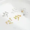 Arete de Ojo de Oveja de Color Conservante Rellenado de Oro de 14K Anillo Colgante de Tornillo de 9 Pines Círculo Colgante Accesorios para Joyería DIY Hechos a Mano