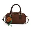 Bolso Pequeño Cuadrado Retro Casual de Mano para Mujer 2024 Nuevo Moda Versátil Bolso de Hombro Textura Mate Bolso Cruzado Simple