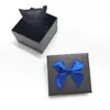 Caja Negra Serie Moño 8*9*5.3cm Caja para Relojes Caja de Joyería Caja para Empaque de Regalo