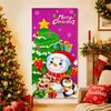 Decoração de Natal Amazon Cenário Arranjo de Atmosfera Banner Pano para Pendurar Decoração de Fachada de Casa de Natal Banner Ornamento para Pendurar