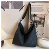 Bolso tote retro con estampado de leopardo estilo coreano para mujer, nueva colección de otoño 2026, diseño simple, gran capacidad, adecuado para estudiantes y personas que van al trabajo