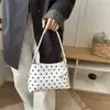 Bolso de Mano de Moda Estilo Coreano Nuevo Otoño 2026 de Lunares, Bolso de Nicho, Bolso de Hombro Individual Personalizado para el Viaje Diario