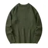 Suéter de punto liso transfronterizo, unisex, adecuado como capa base, tejido grueso, corte holgado, liquidación de fábrica