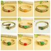 Pulseira de Ágata Vermelha Aiyu Calcedônia Verde Imperial Pulseira Guardiã Vintage Fábrica Atacado Dropshipping S4021902