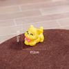 Micro Paisaje Casa de Muñecas Creativa Lindo Lazo Gatito Resina Animales Pequeños Decoraciones DIY Adorables Adornos Pequeños