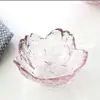 Tigela de Vidro Japonesa Criativa com Borda Dourada Tigela para Sopa Doce Ninho de Pássaro Conjunto de Tigelas de Sobremesa Coloridas Exquisitas para Uso Doméstico Venda por Atacado