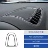 Adecuado para 17 Bmw Mini Countryman Modificaciones del Interior del Coche Fibra de Carbono Control Central Salida de Aire