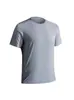 Camiseta de Manga Corta de Seda de Hielo para Hombre, Camisa Delgada de Seda de Hielo de Secado Rápido de Manga Corta, Media Manga Deportiva con Sensación de Hielo, Camiseta de Manga Corta de Seda de Hielo Talla Grande