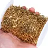 Cadena de estrella de cinco puntas de acero inoxidable que conserva el color de 1 metro cadena de estrella de cinco puntas semiacabada para hacer collares DIY pulseras joyería