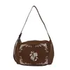 Bolso tote casual y relajado de estilo coreano de gran capacidad para mujer, nueva colección otoño 2026, bolso de hombro y bolso cruzado de moda