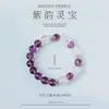 Pó Estelar Natural Cristal Branco Grande Pulseira de Cristal Asse Coração Delicado Pulseira de Cristal Rosa Suave Estável