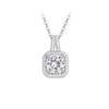 Collar Cuadrado de Diamantes de Plata de Ley S925 Lleno de Diamantes, Ocho Corazones y Ocho Flechas, Marca de Alta Gama de Moda, Versátil, Moderno y Elegante, Cadena de Clavícula de Celebridad de Internet