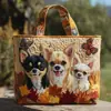 2026 Nueva Serie Transfronteriza de Cachorros Estampado Digital Bolso de Hombro Acolchado de Moda