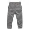 Pantalones Casuales Rectos Pequeños Sueltos de Algodón Fino de Primavera y Verano Marca de Moda Todo Combinable Simples Pantalones Largos de Nueve Puntos Venta al por Mayor de Moda