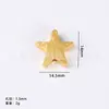 Accesorios Yiwu Venta Caliente Transfronteriza Aleación Accesorios para Joyería DIY Colgante Dorado Brillante Collar Pulsera Colgante Corazón Estrella