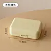 Organizador de pastillas portátil, un recipiente sellado para almacenar y dispensar medicamentos, perfecto para llevar pastillas contigo durante toda la semana, con compartimentos para cada día de la semana y para tres comidas al día