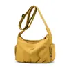 Bolso cruzado nuevo de nailon plisado, bolso casual versátil para mujer para ir al trabajo, bolso de hombro ligero para viajar, moderno
