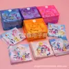 6,3cm Quadrado Desenho Animado Fofo Especial Artesanal Origami Papel Empilhado Garça Coração diy Material Papel Impresso Frente e Verso