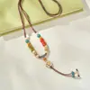 Jingdezhen Cerámica Joyería Collar Estudiante Femenina Joyería Estilo Étnico Original Transmisión en Vivo Suministro Puesto Estilo Antiguo Nuevo Regalo