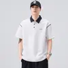 Camisa Polo de Manga Corta 2026 Primavera y Verano Nueva Solapa Bordada Fresca Casual Camiseta para Hombre Holgada Transpirable Top para Hombre Tendencia
