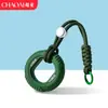 Chaveiro de anel de aperto criativo transfronteiriço para alívio de estresse, mini treinador de dedos colorido, dispositivo de aperto para alívio de estresse, pingente de mochila